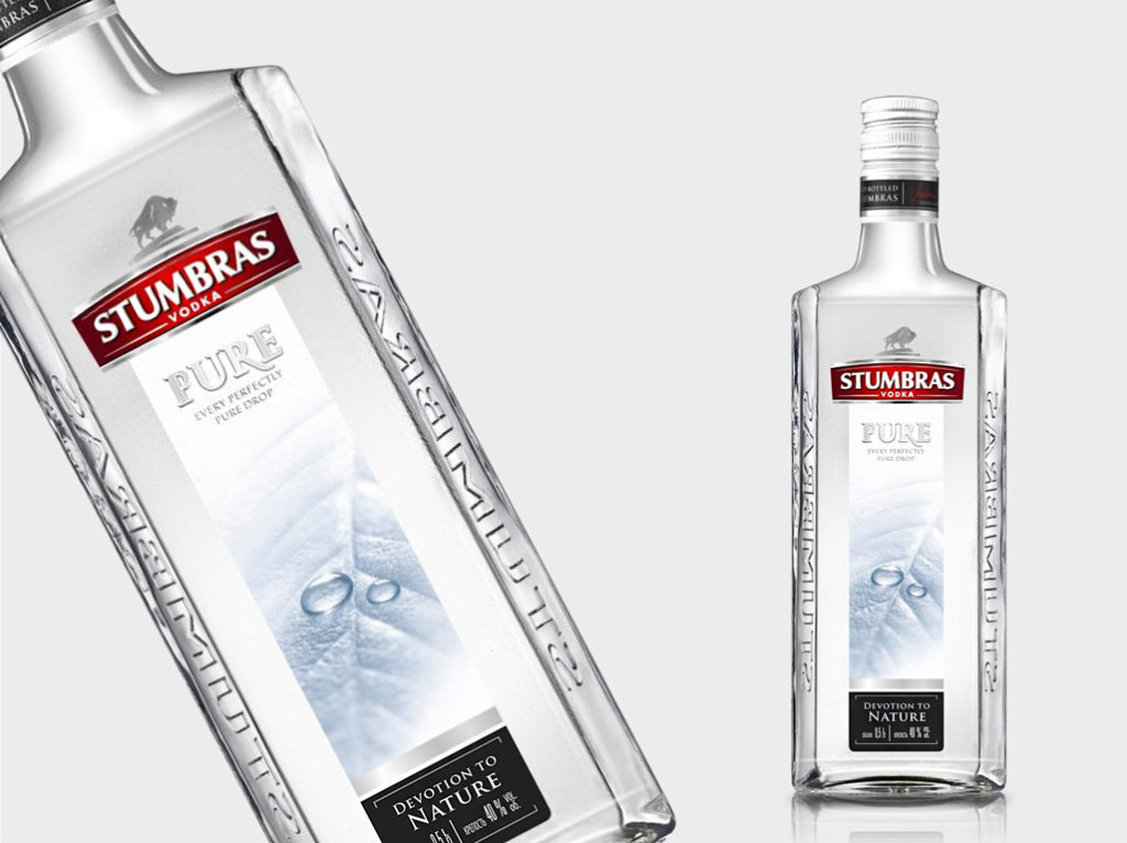 Этикетка для водки STUMBRAS