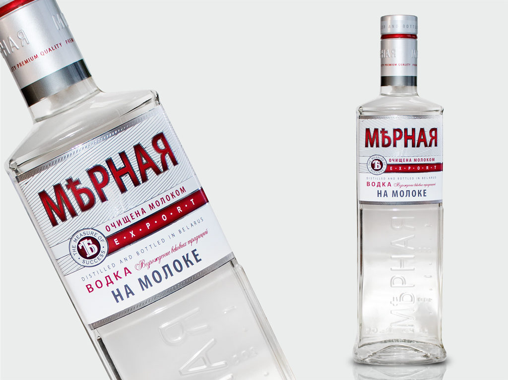 Этикетка для водки “Мъерная”