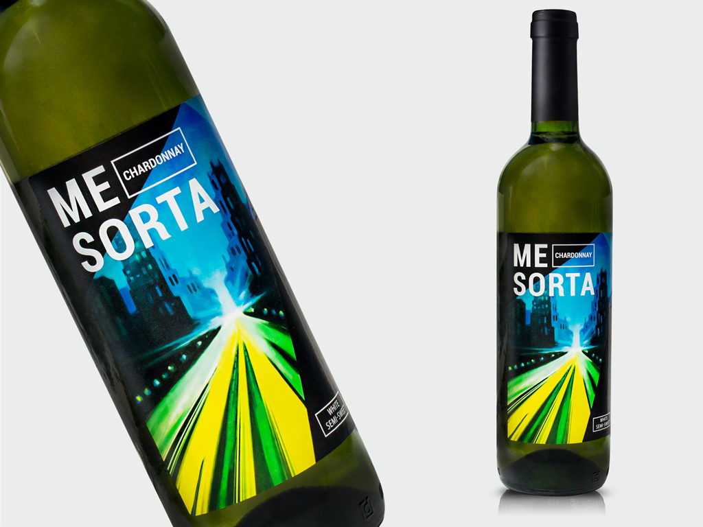 Этикетка для вина ME SORTA