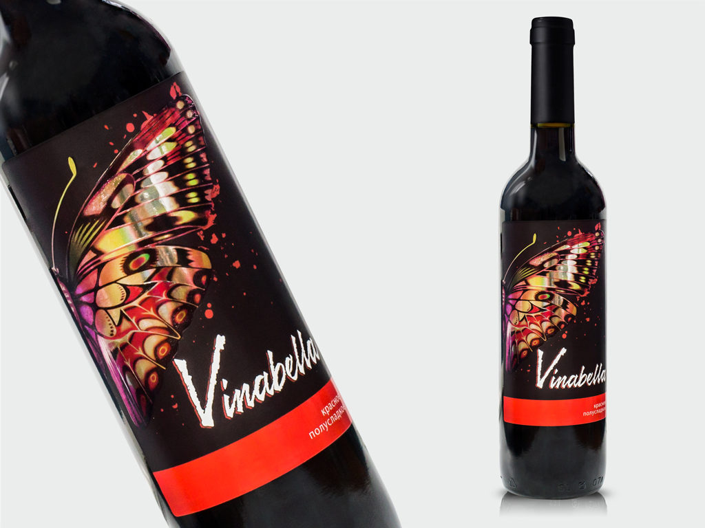 Этикетка для вина Vinabella